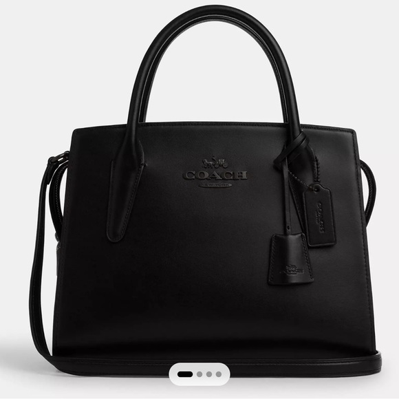 Coach LARGE Andrea Carryall NWOT Black Satchel (LAST 1) - Picture 13 of 13